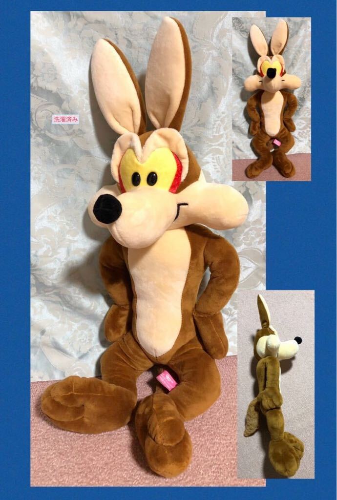 ワイリー コヨーテ ぬいぐるみ 55㎝ Wile E. Coyote ルーニー ワイリー コヨーテ ぬいぐるみ 55㎝ Wile E. Coyote ルーニー