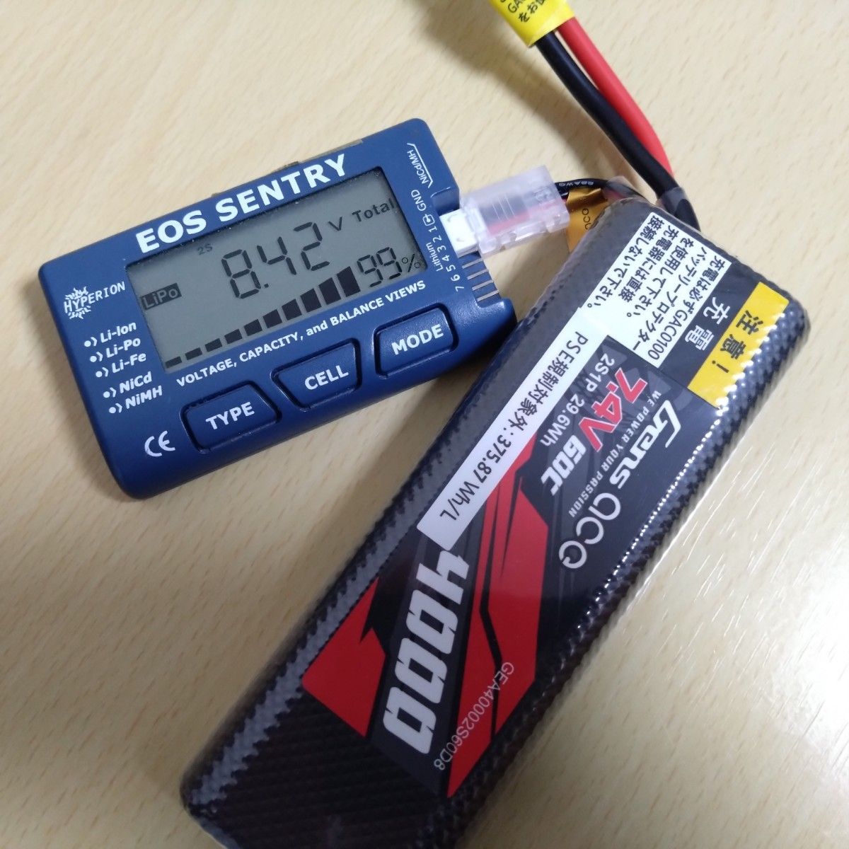 Gens ace LiPo 4000 ストレートパック (60C/7 4V) GAB4202 京商 Gens ace LiPo 4000 ストレートパック (60C/7 4V) GAB4202 京商