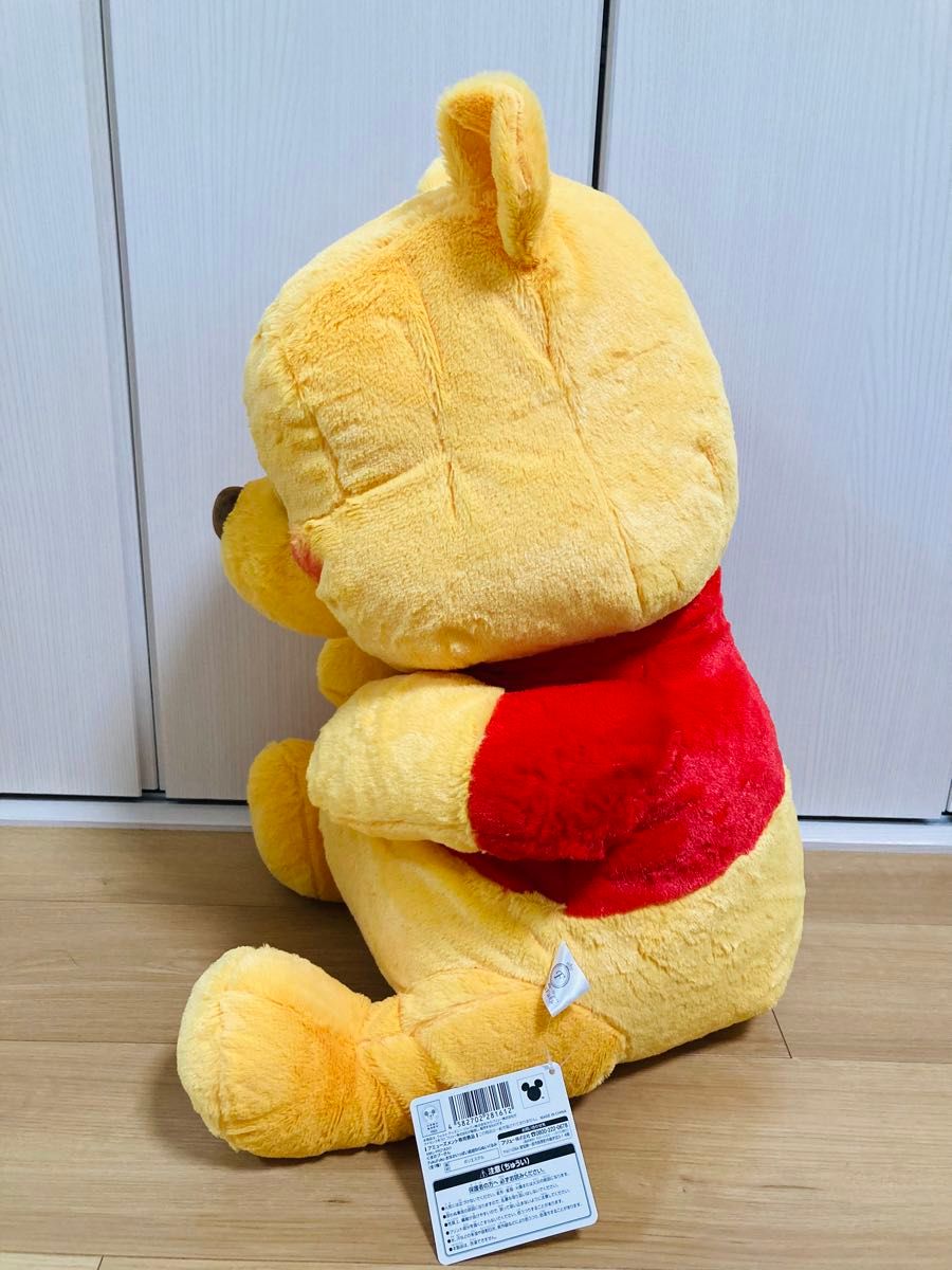 くまのプーさん FukuFukuおなかいっぱい超超BIGぬいぐるみ タグ くまのプーさん FukuFukuおなかいっぱい超超BIGぬいぐるみ タグ