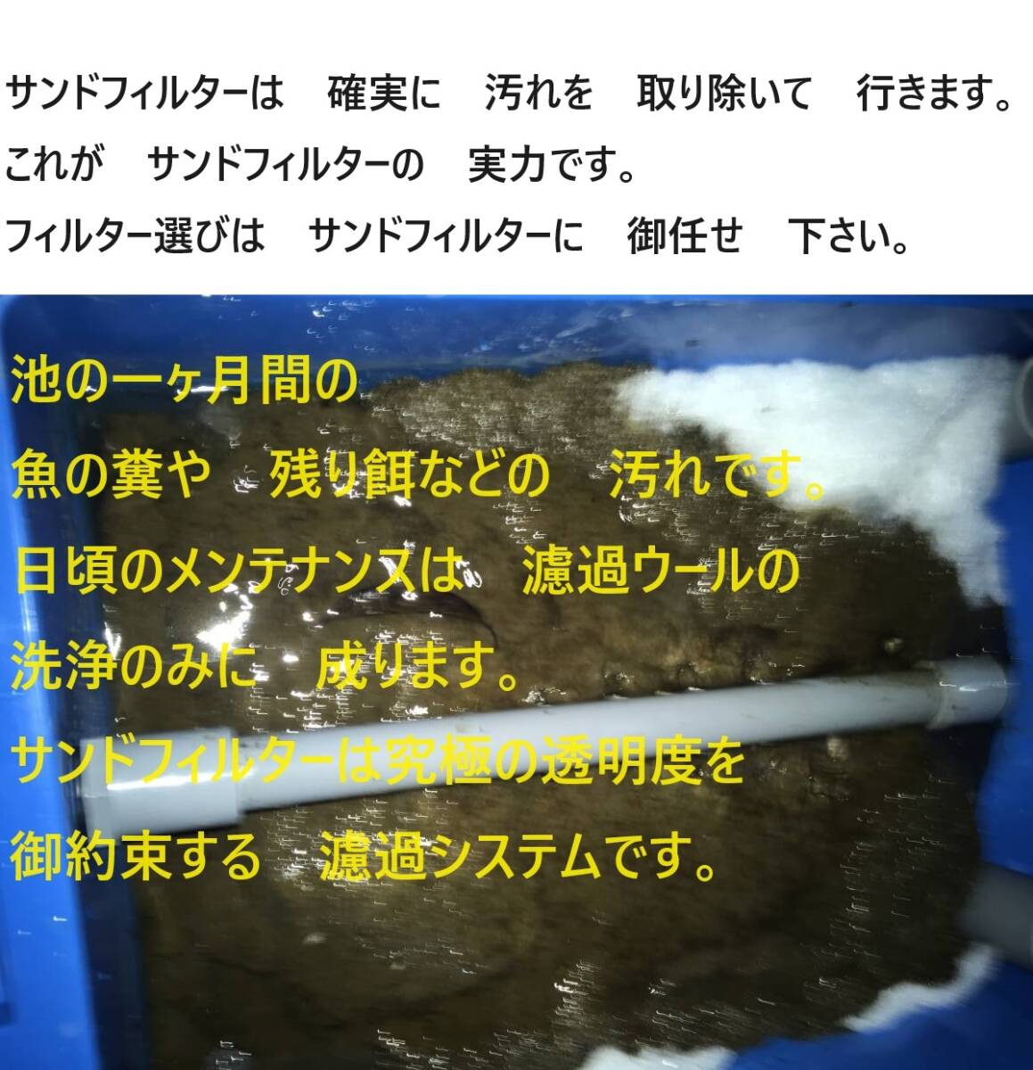 ダブル沈殿槽BOX搭載 サンドフィルター1トン用 ウエットタイプ ダブル沈殿槽BOX搭載 サンドフィルター1トン用 ウエットタイプ