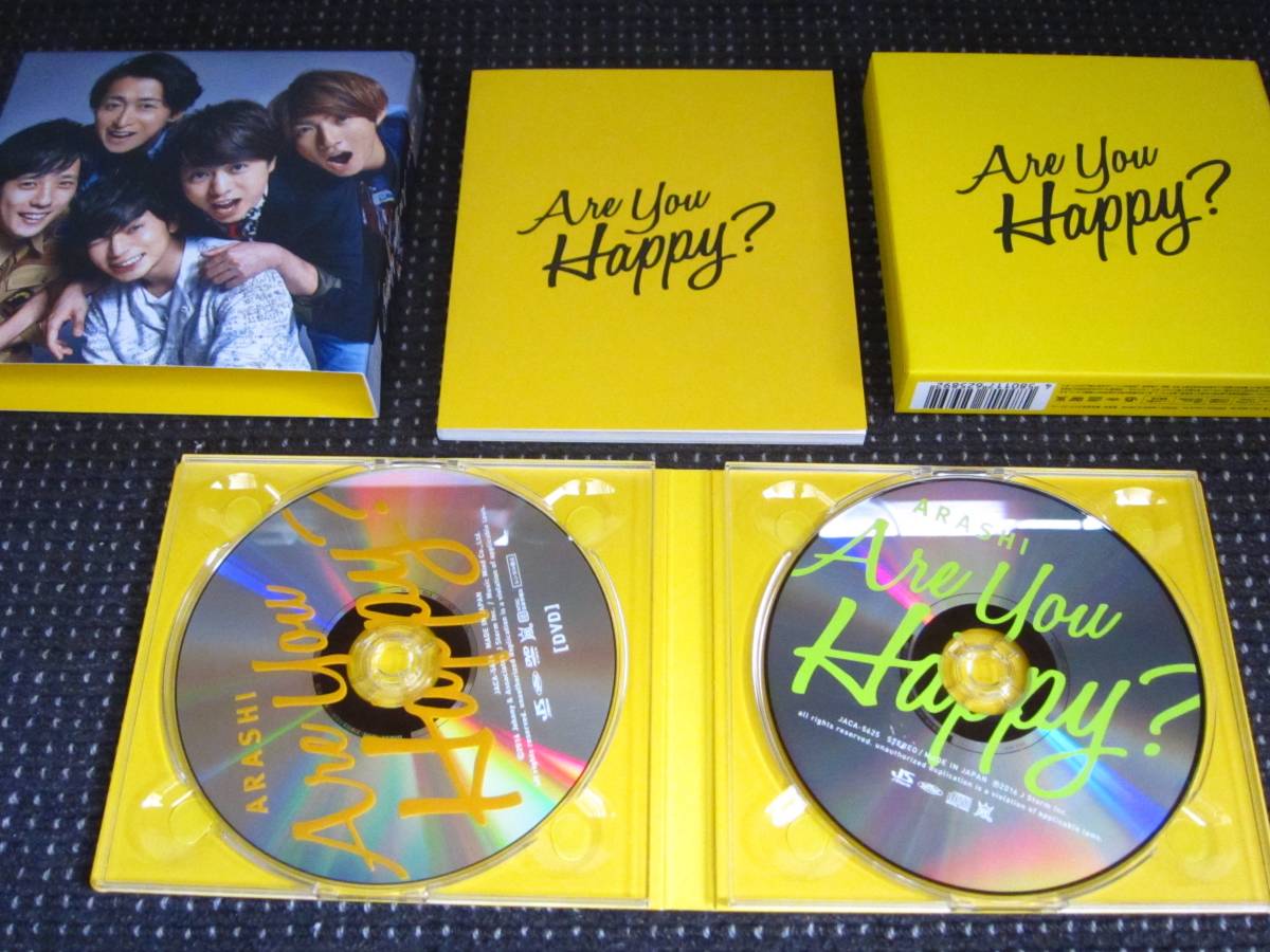 ストアー 嵐 ARASHI Are You Happy? 初回限定盤 CD+DVD 美品 aob.adv.br