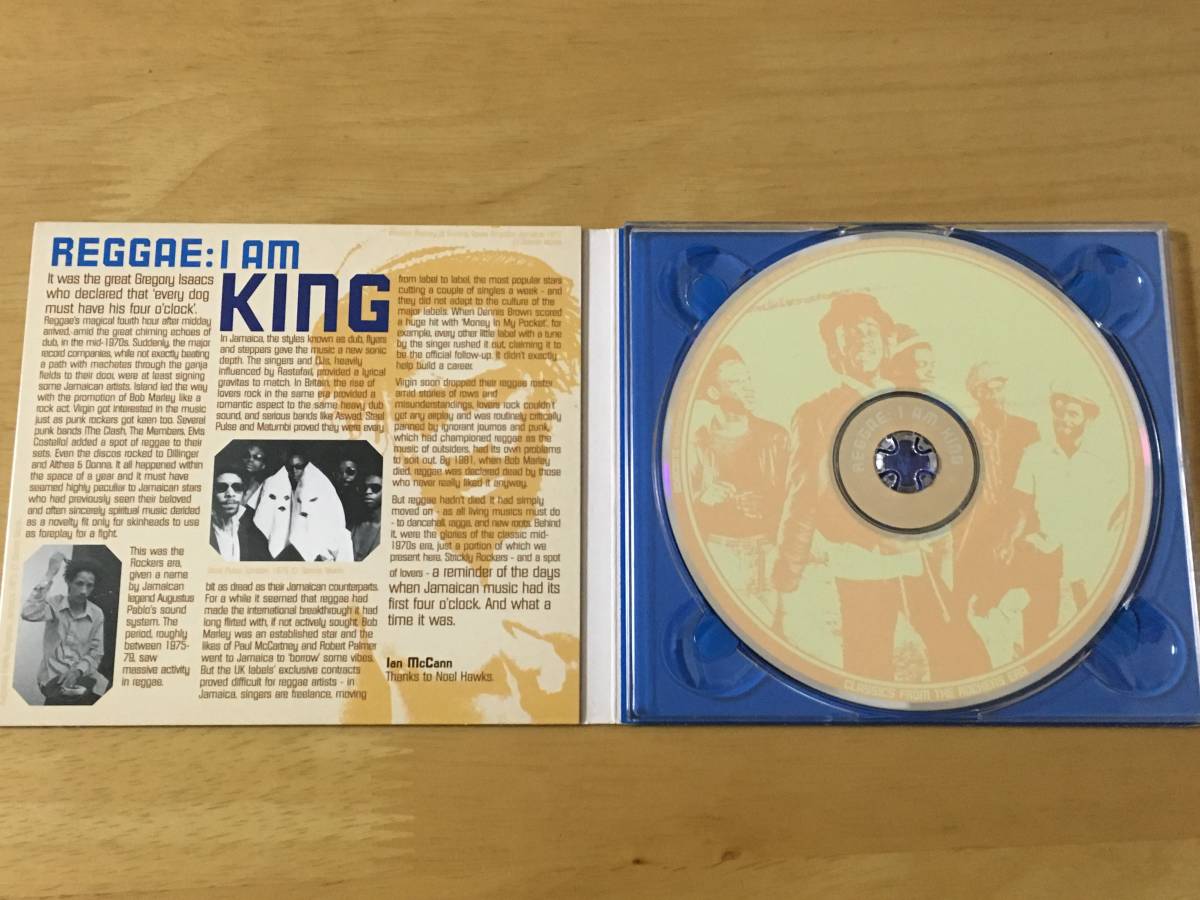 REGGAE I AM KING Classics From The Rockers Era 輸入盤CD Junior Murvin Burning Spear Jacob Miller Dennis Brown Gregory Isaacs_画像3
