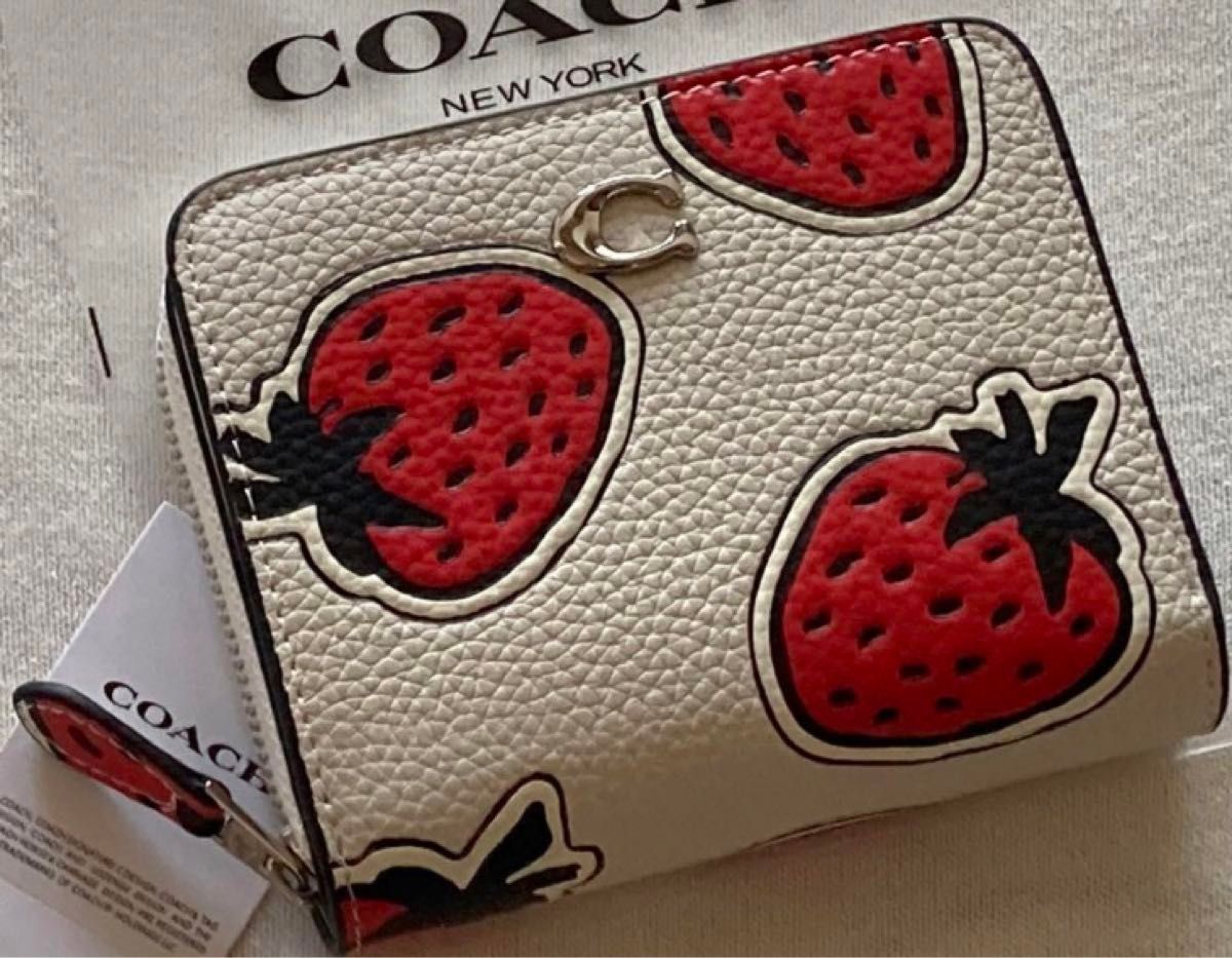 新品 COACH コーチ 二つ折り財布 いちご ストロベリー|Yahoo 新品 COACH コーチ 二つ折り財布 いちご ストロベリー|Yahoo