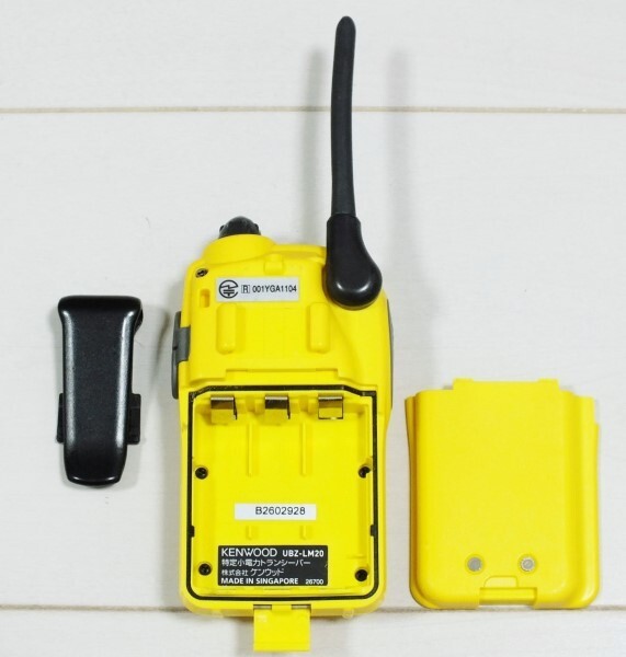 1円出品】KENWOOD ケンウッド UBZ-LM20 特定小電力 1円出品】KENWOOD ケンウッド UBZ-LM20 特定小電力