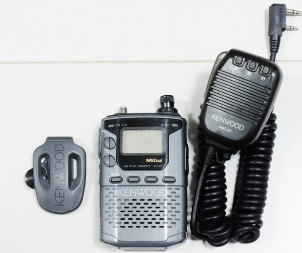 KENWOOD　TH-K7　144／430MHz　デュアルバンド　スピーカーマイク付