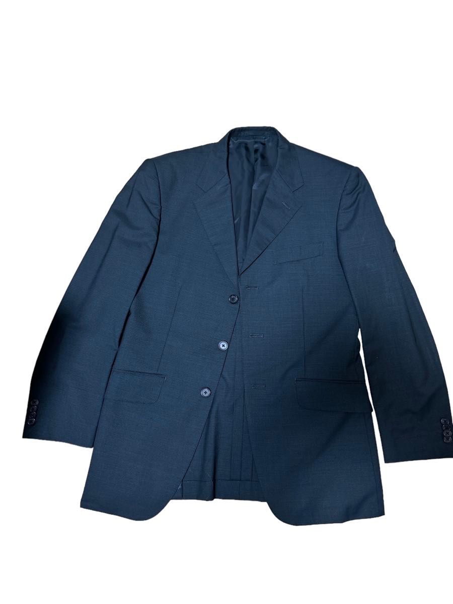 Paul Smith メンズ スーツ ネイビー 高級Lessona生地 Paul Smith メンズ スーツ ネイビー 高級Lessona生地