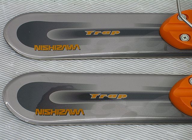 【Nサキ720】ファンスキー NISHIZAWA ニシザワ Trap 90cm ショートスキー _画像2