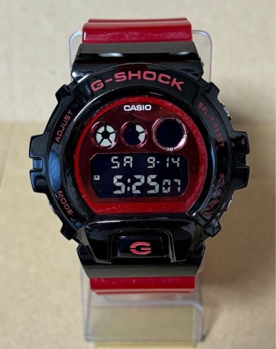 CASIO G-SHOCK GM-6900B-4 メタルベゼル 美品 レッド|Yahoo CASIO G-SHOCK GM-6900B-4 メタルベゼル 美品 レッド|Yahoo