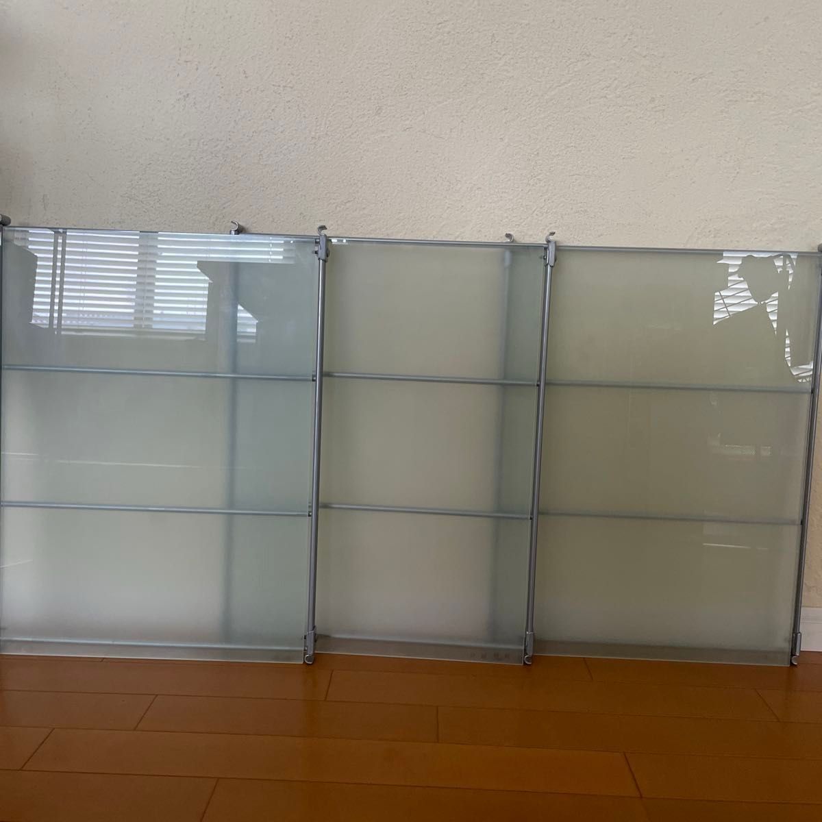 無印良品 スチールユニットシェルフ ガラス棚 廃盤品 廃盤色 無印良品 スチールユニットシェルフ ガラス棚 廃盤品 廃盤色