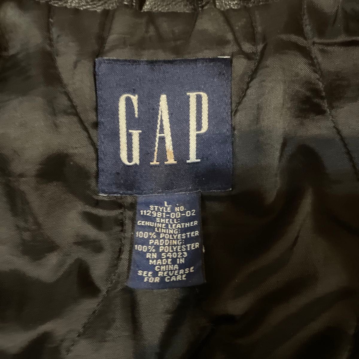 希少 90s『OLD GAP』レザーカーコート オールドギャップ VINTAGE 希少 90s『OLD GAP』レザーカーコート オールドギャップ VINTAGE