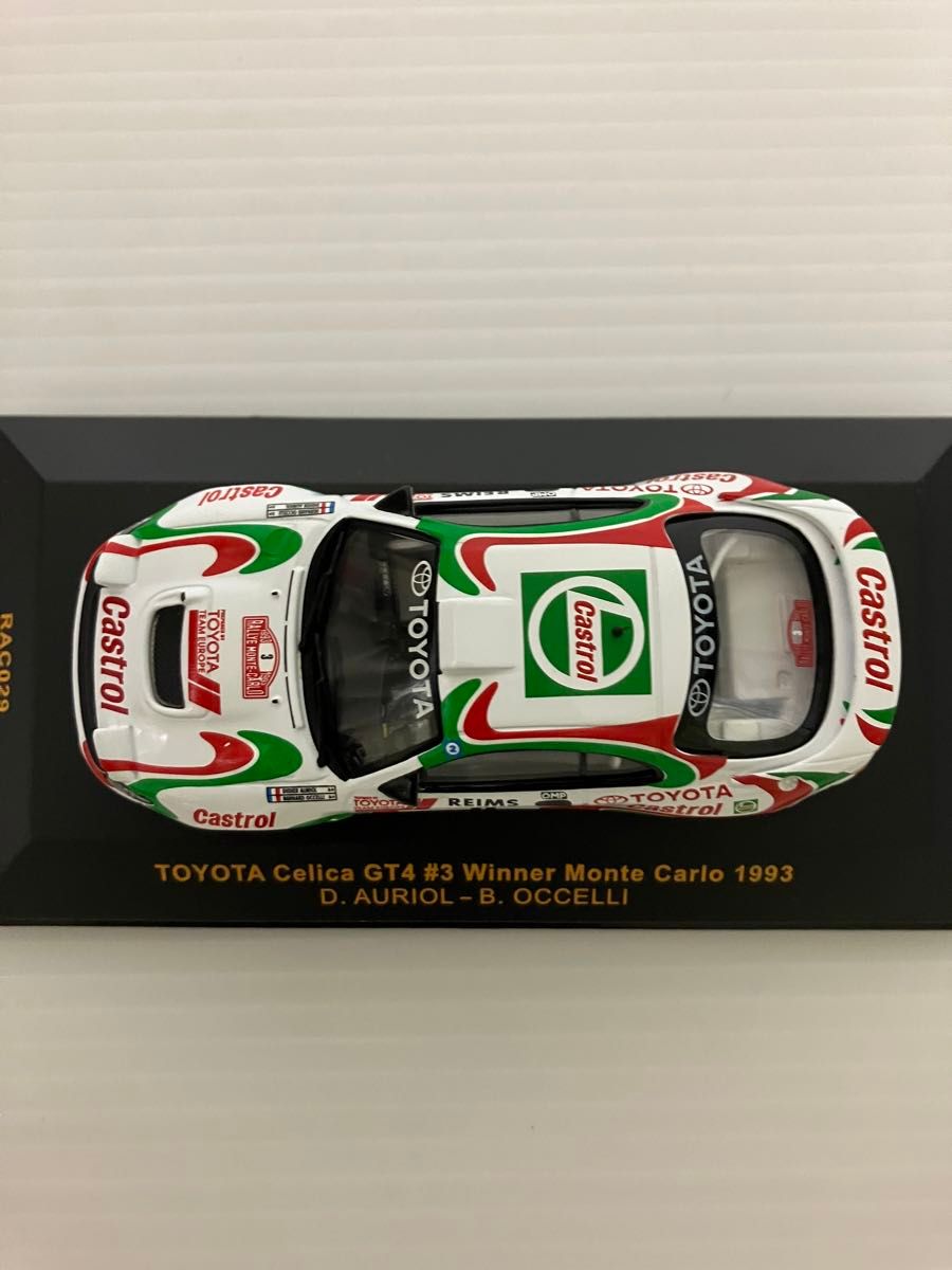 イクソ1/43 カストロール セリカGT-Four 1993モンテカルロラリー イクソ1/43 カストロール セリカGT-Four 1993モンテカルロラリー