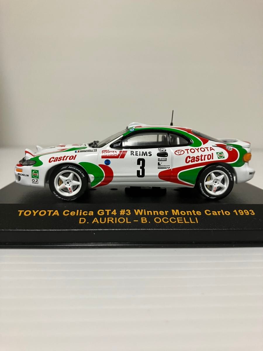 イクソ1/43 カストロール セリカGT-Four 1993モンテカルロラリー イクソ1/43 カストロール セリカGT-Four 1993モンテカルロラリー