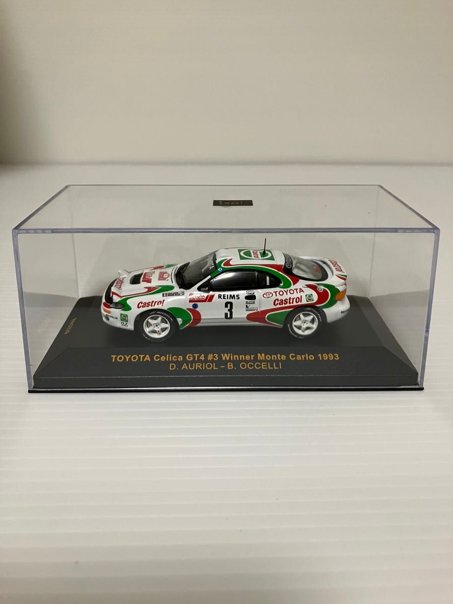イクソ1/43 カストロール セリカGT-Four 1993モンテカルロラリー イクソ1/43 カストロール セリカGT-Four 1993モンテカルロラリー