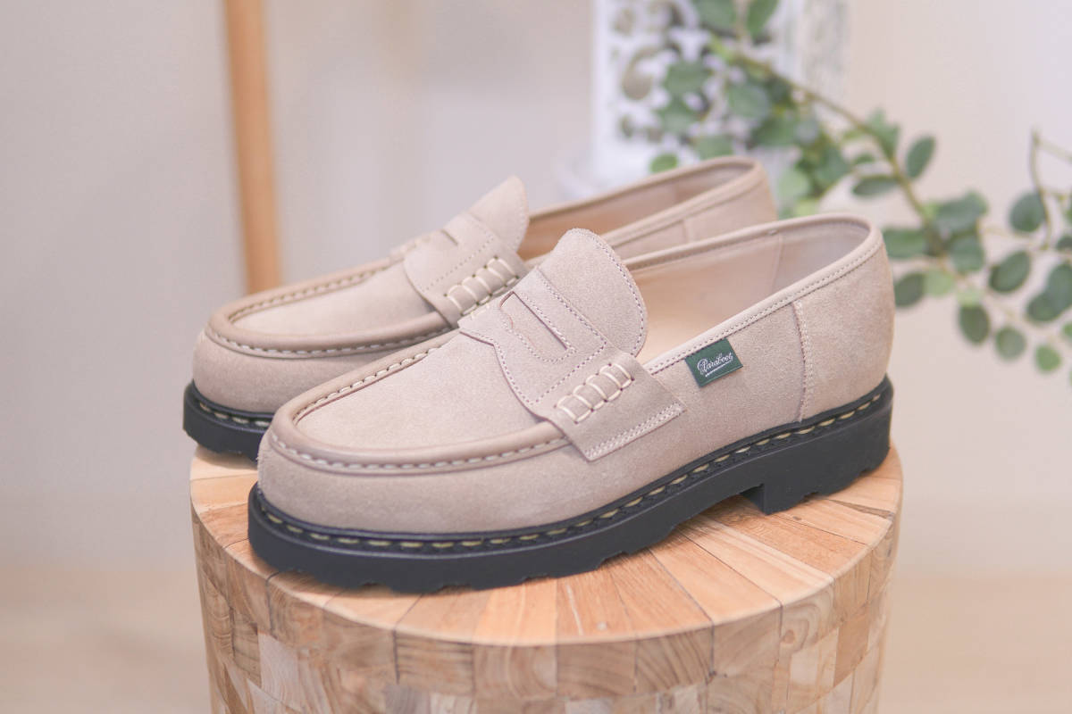新品【Paraboot】パラブーツ 6.5 ランス REIMS ローファー スエード