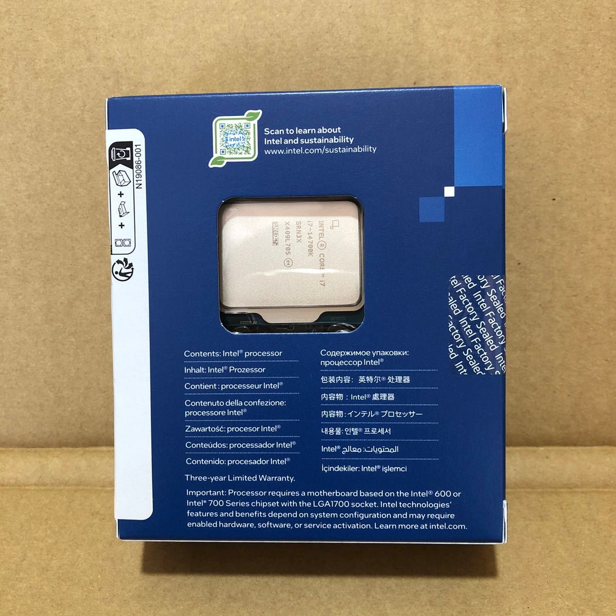 新品未開封 Intel Core i7 14700K BOX|Yahoo!フリマ(旧PayPay 新品未開封 Intel Core i7 14700K BOX|Yahoo!フリマ(旧PayPay