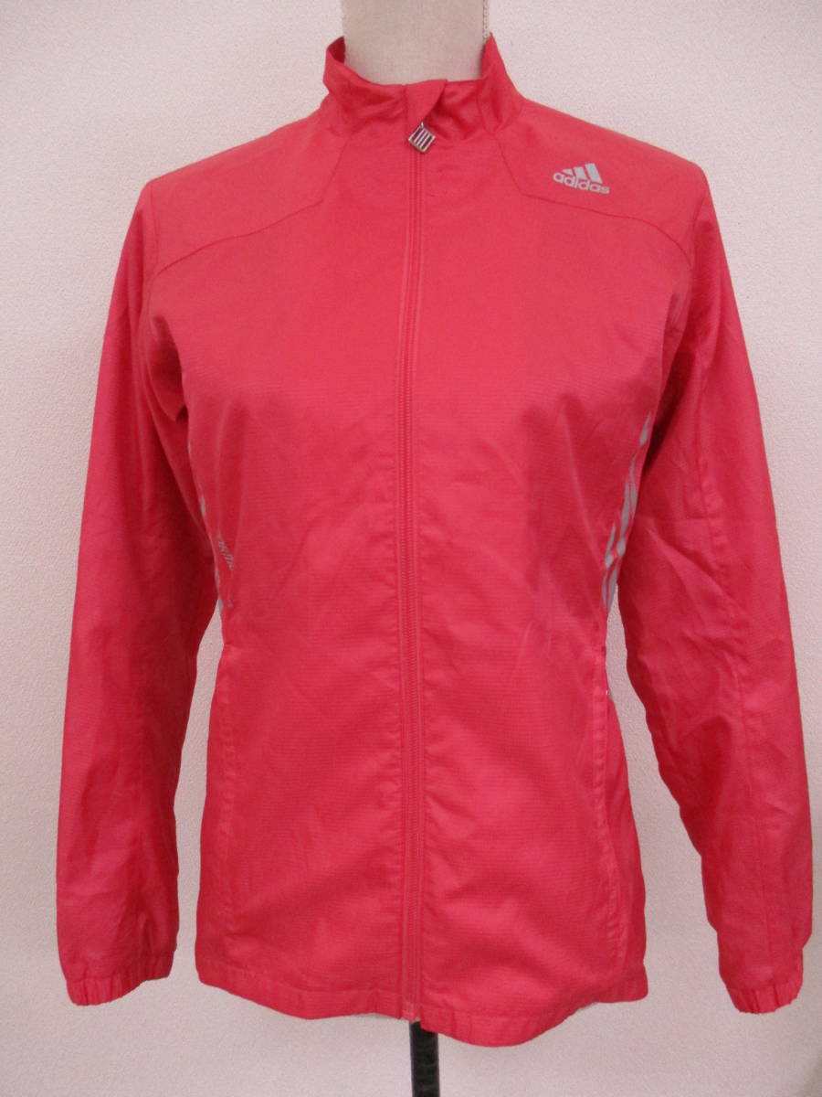^222[ free shipping ]adidas Adidas lady's Wind breaker Clima365 adiSTAR FORMOTION jumper M red series sport motion 3ps.@ line 