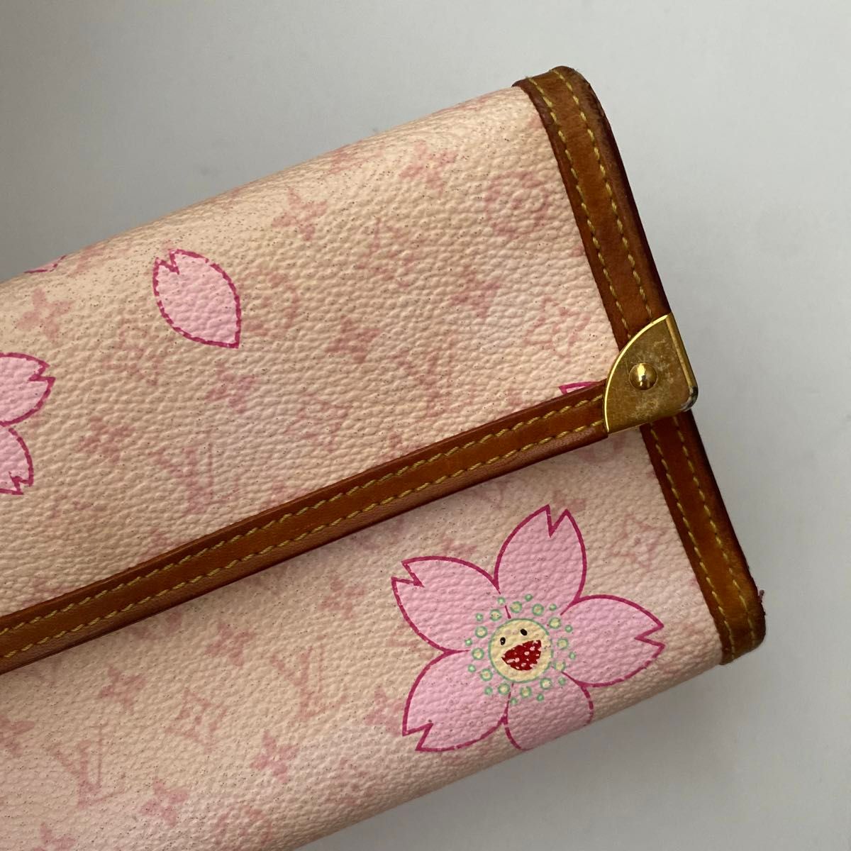 ルイヴィトン LOUIS VUITTON 長財布 ヴィトン 村上隆 コラボ ルイヴィトン LOUIS VUITTON 長財布 ヴィトン 村上隆 コラボ