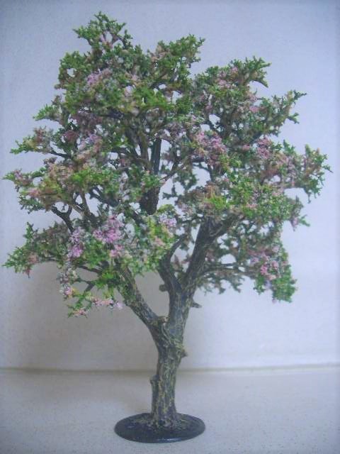 ■樹木ストラクチャー：葉桜 - L　【鮮やかな若葉を感じる桜大木 １本】　「定形外郵便」送料無料