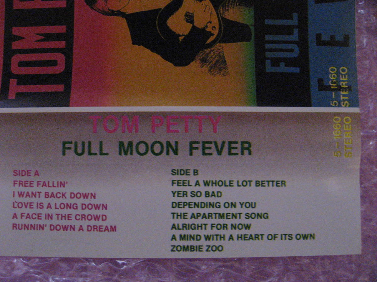 トム・ペティ フル・ムーン・フィーヴァー◆TOM PETTY FULL MOON FEVER◆カセットテープ◆即決◆_画像7