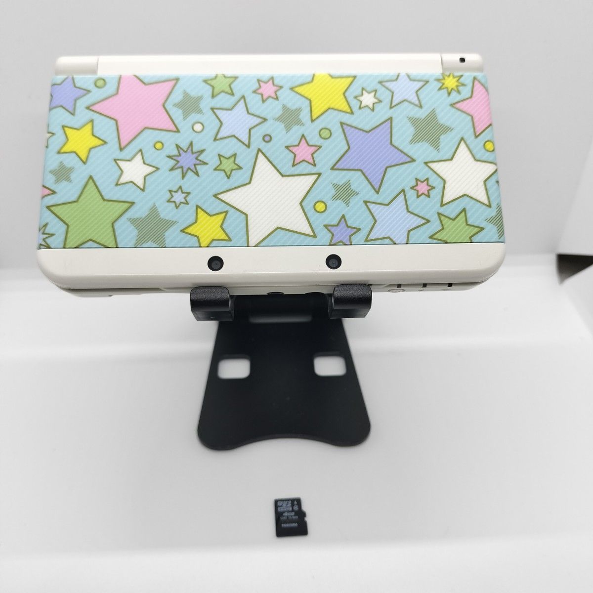 New ニンテンドー3DS ホワイト きせかえプレートカラフルスター New ニンテンドー3DS ホワイト きせかえプレートカラフルスター