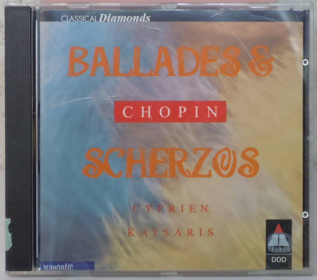 CD ● Cyprien Katsaris / CHOPIN : BALLADES & SCHERZOS ● 0630-18655-2 クラシック ショパン バラード、スケルツォ集 392_画像1