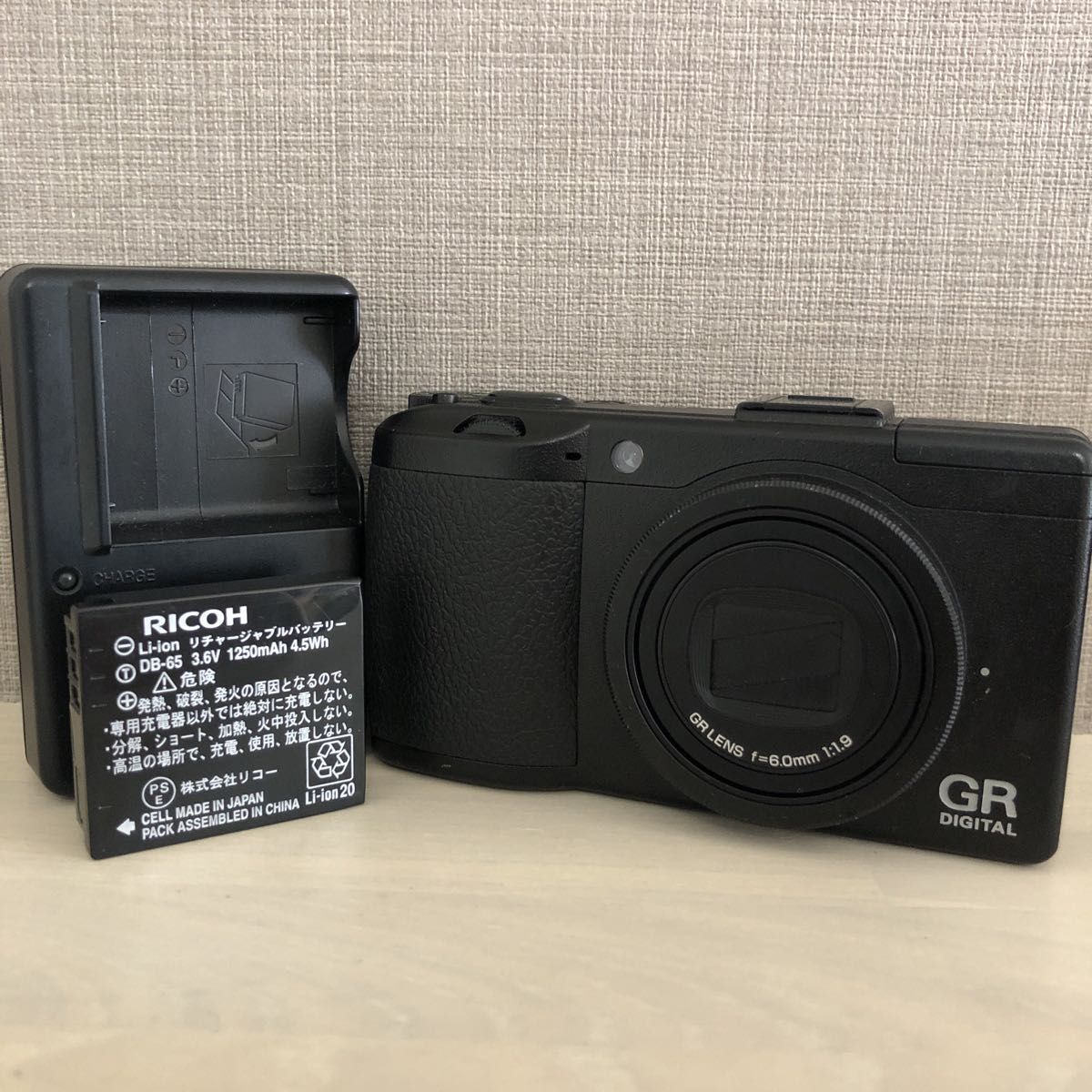 RICOH GR DIGITAL III リコー GRデジタル3 GRD3 バッテリー充電 RICOH GR DIGITAL III リコー GRデジタル3 GRD3 バッテリー充電
