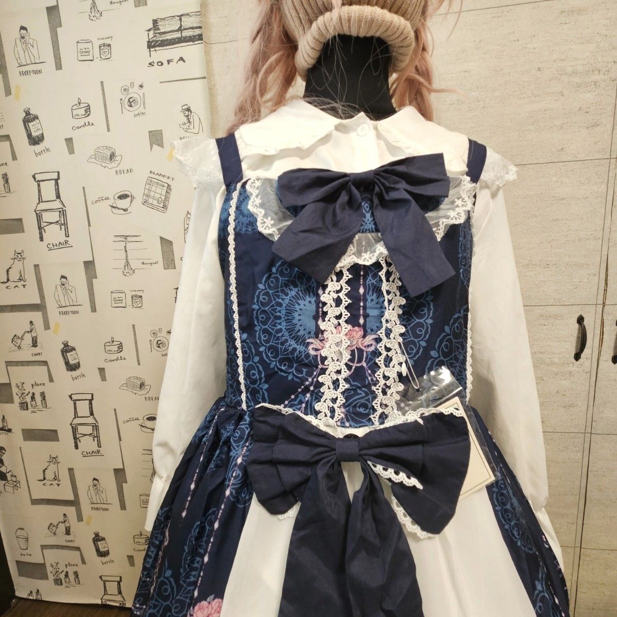 G97 大きいサイズ 薔薇とレース柄 ゴスロリワンピース4XL G97 大きいサイズ 薔薇とレース柄 ゴスロリワンピース4XL