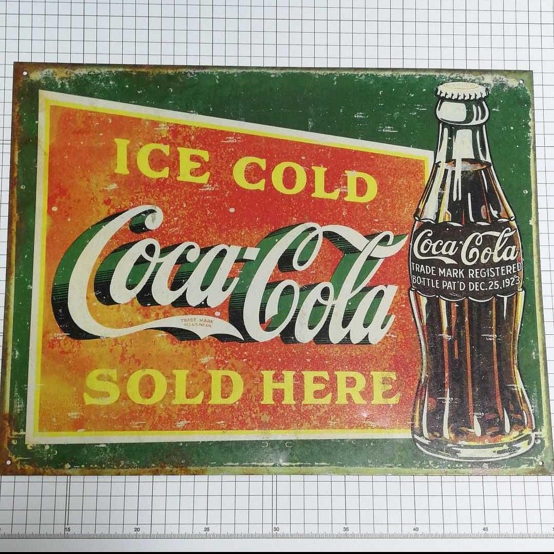コカコーラの看板 2700円 コカコーラの看板 2700円 (コカコーラ グッズ アメリカン雑貨