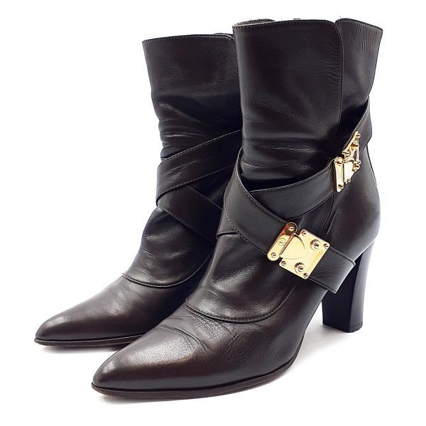 ◇美品◇ ルイヴィトン LOUIS VUITTON ショートブーツ 靴 ◇美品◇ ルイヴィトン LOUIS VUITTON ショートブーツ 靴
