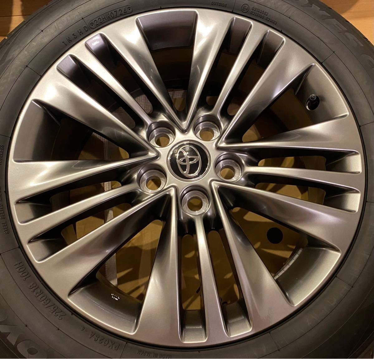 新車外し トヨタ アルファード 純正 アルミホイール 4本セットの 新車外し トヨタ アルファード 純正 アルミホイール 4本セットの