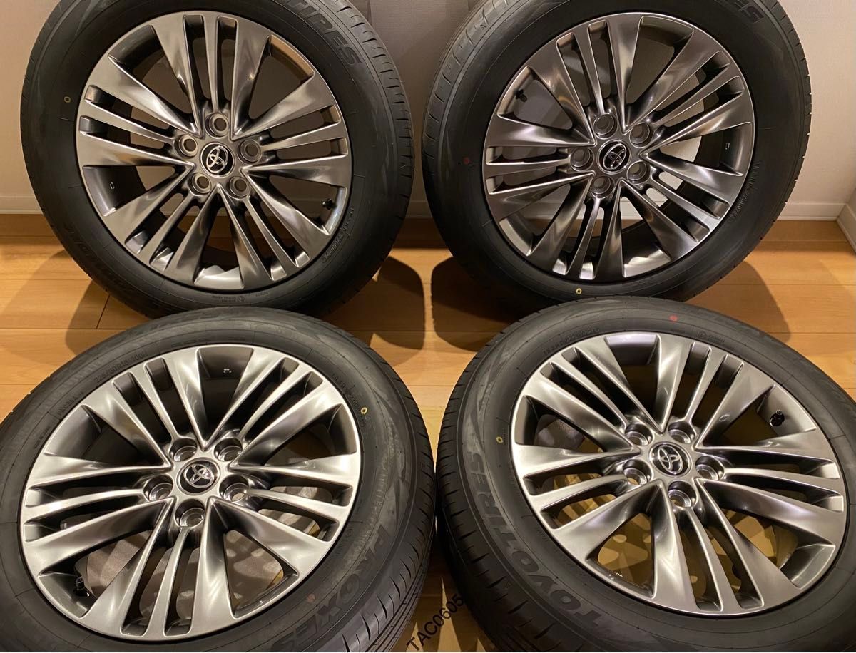 新車外し トヨタ アルファード 純正 アルミホイール 4本セットの 新車外し トヨタ アルファード 純正 アルミホイール 4本セットの