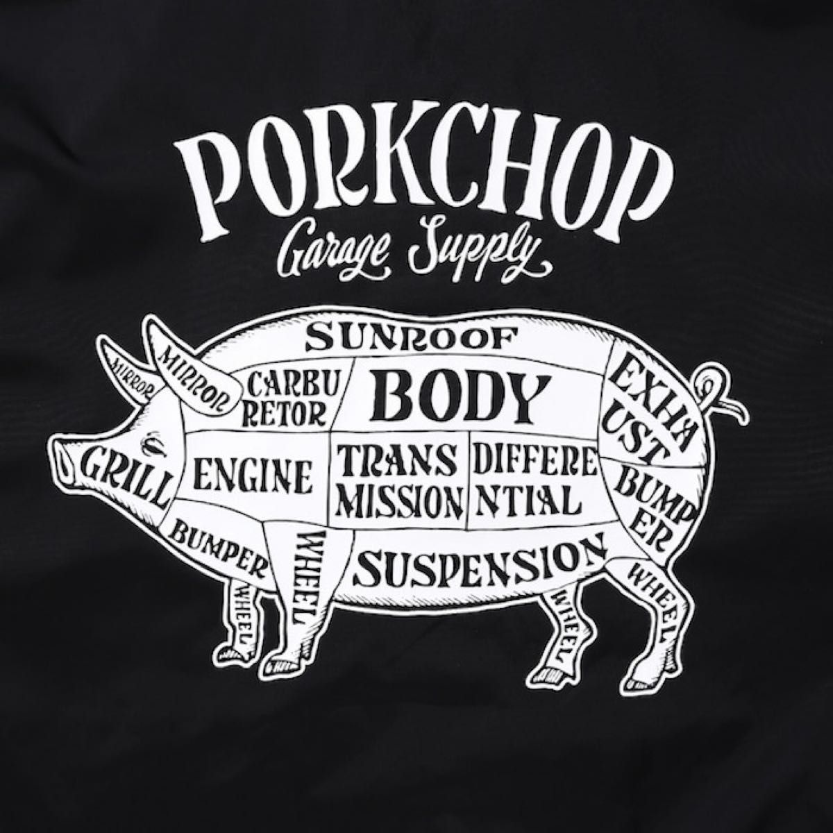 ポークチョップ PORKCHOP オリジナル コーチジャケット Lサイズ ポークチョップ PORKCHOP オリジナル コーチジャケット Lサイズ