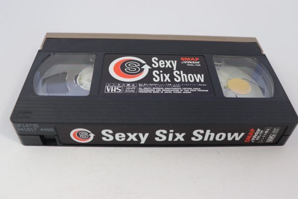 # видео #VHS#SEXY SIX SHOW#SMAP# б/у #