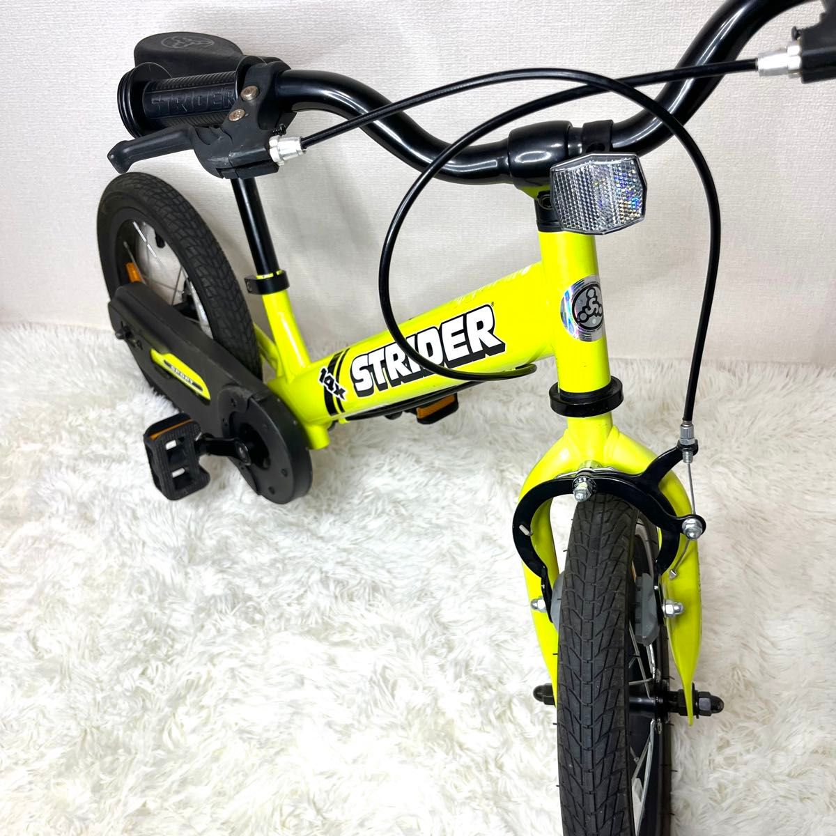 希少色_極美品 STRIDER ストライダー 14X ライムイエロー限定色 希少色_極美品 STRIDER ストライダー 14X ライムイエロー限定色