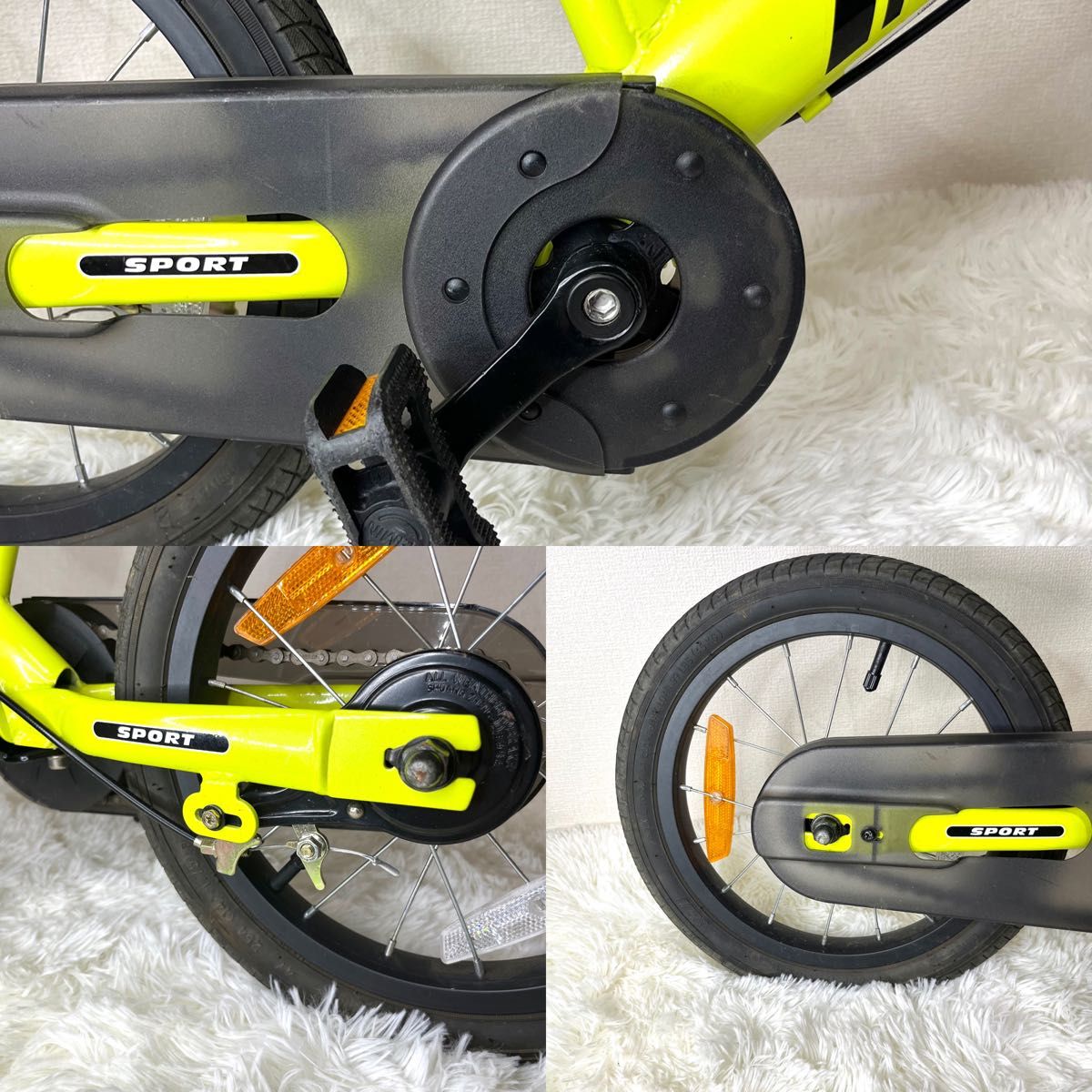 希少色_極美品 STRIDER ストライダー 14X ライムイエロー限定色 希少色_極美品 STRIDER ストライダー 14X ライムイエロー限定色