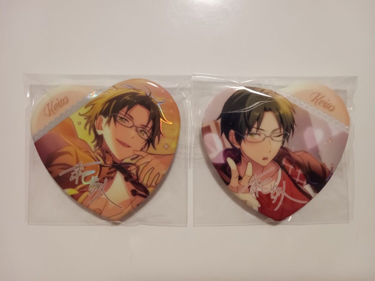 あんスタ 蓮巳敬人 甜心 ハート 缶バッジ バレンタイン 中国 VD あんスタ 蓮巳敬人 甜心 ハート 缶バッジ バレンタイン 中国 VD