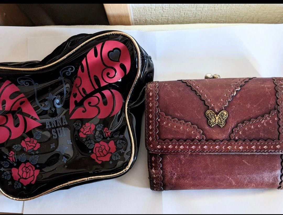 アナスイバタフライがま口財布 アナスイバタフライがま口財布