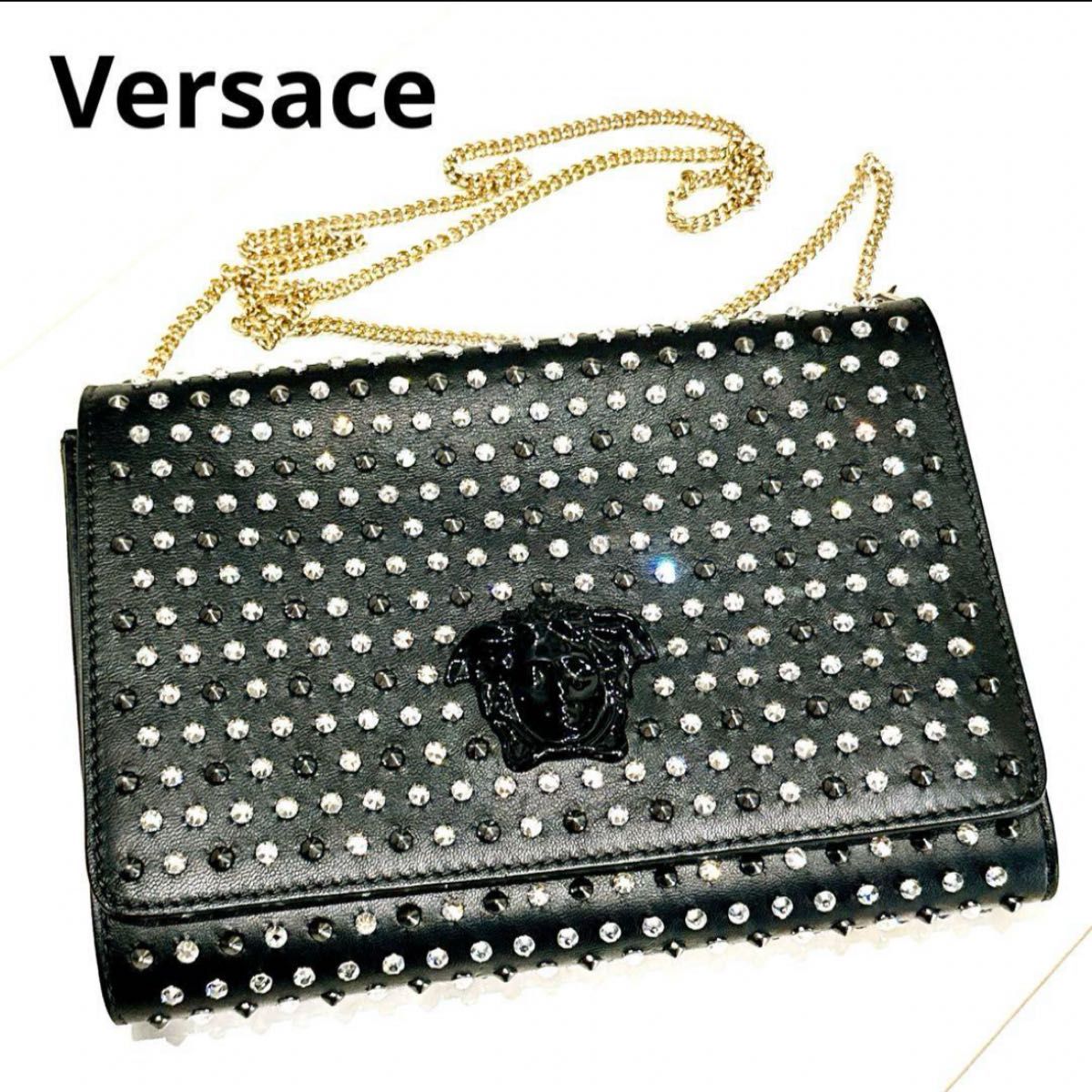 VERSACE ヴェルサーチ チェーンバッグ クラッチバッグショルダー VERSACE ヴェルサーチ チェーンバッグ クラッチバッグショルダー