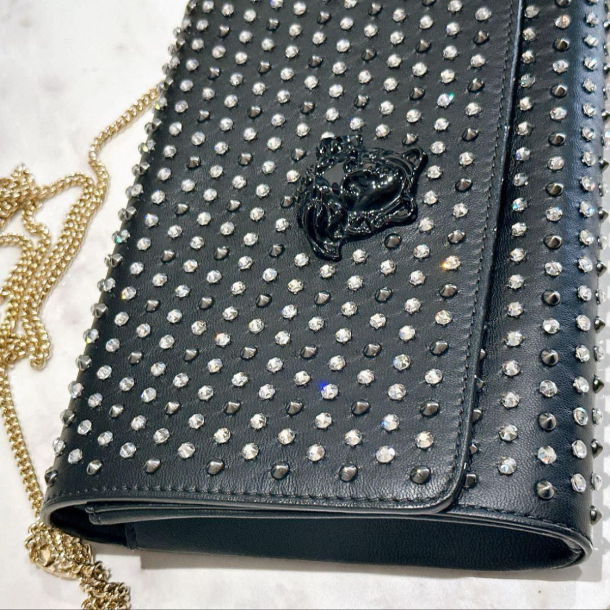 VERSACE ヴェルサーチ チェーンバッグ クラッチバッグショルダー VERSACE ヴェルサーチ チェーンバッグ クラッチバッグショルダー