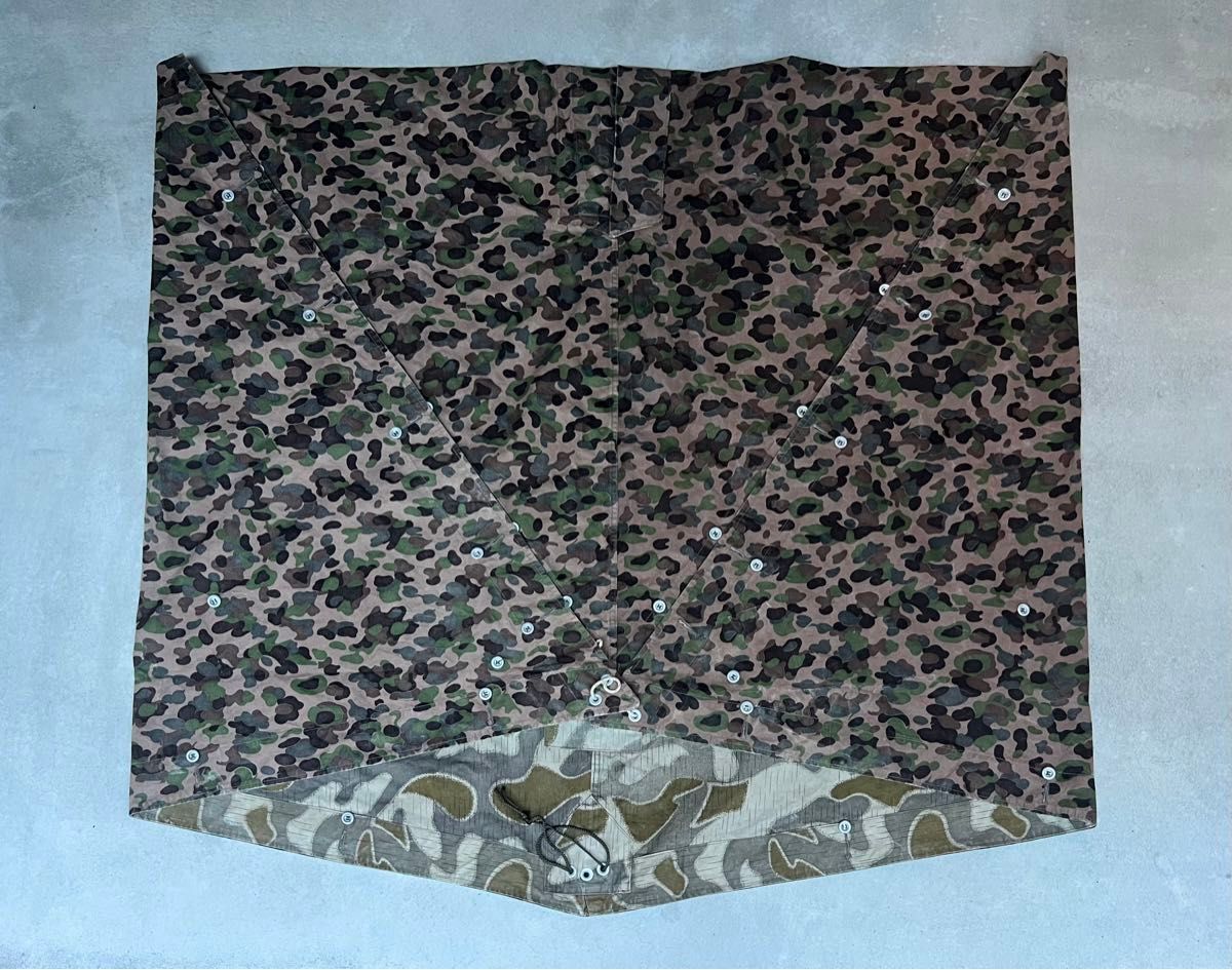 4枚フルセット 1971年製 軍幕 オーストリア軍 スワンプカモ 4枚フルセット 1971年製 軍幕 オーストリア軍 スワンプカモ