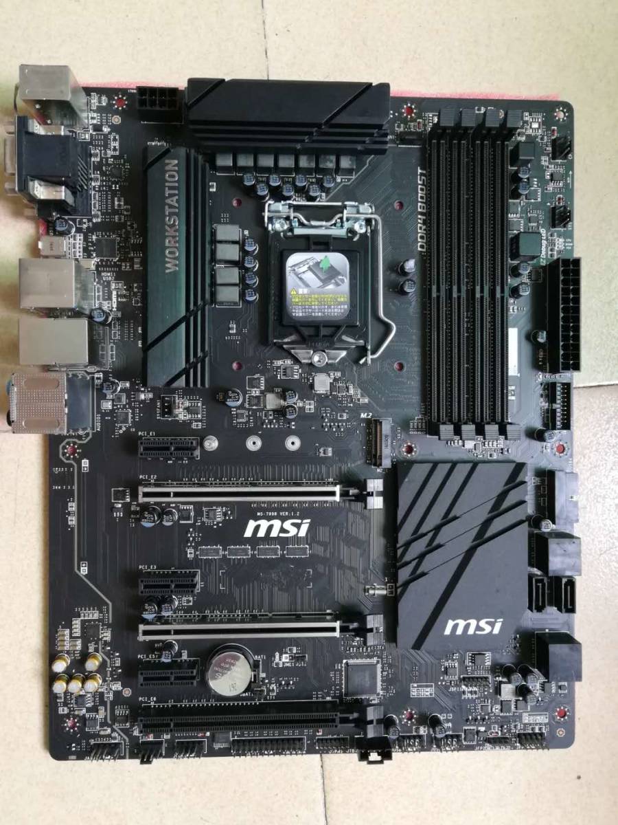 新品同様 MSI Z170A SLI PLUS マザーボード Intel Z170 LGA 1151 DDR4