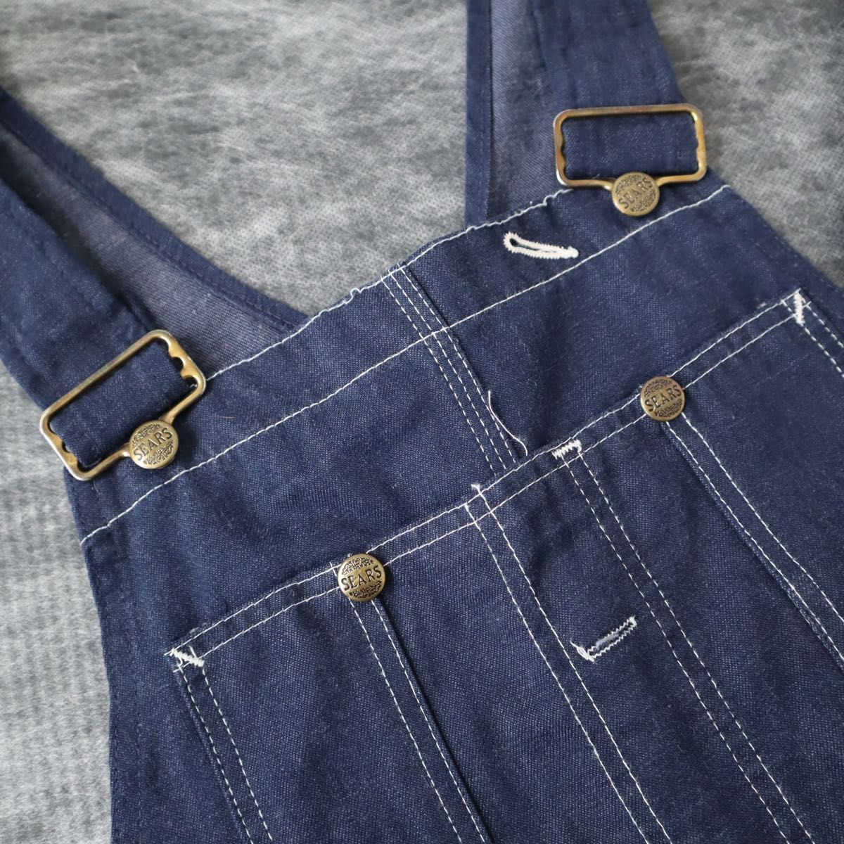 SEARS シアーズ 70s 80s ルーズ デニム オーバーオール SEARS シアーズ 70s 80s ルーズ デニム オーバーオール