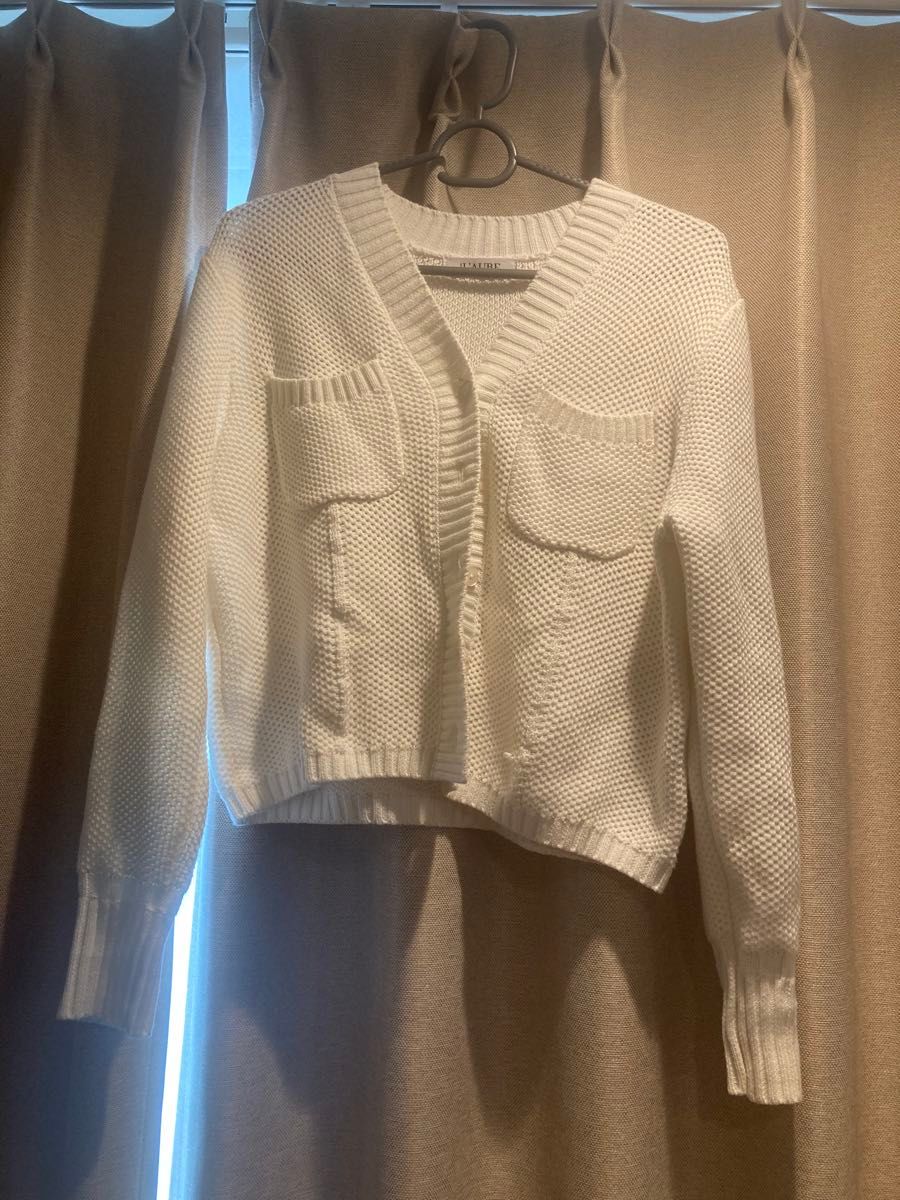 L'AUBE BLANC ローブブラン Basket Knit Cardigan laubeblanc L'AUBE BLANC ローブブラン Basket Knit Cardigan laubeblanc
