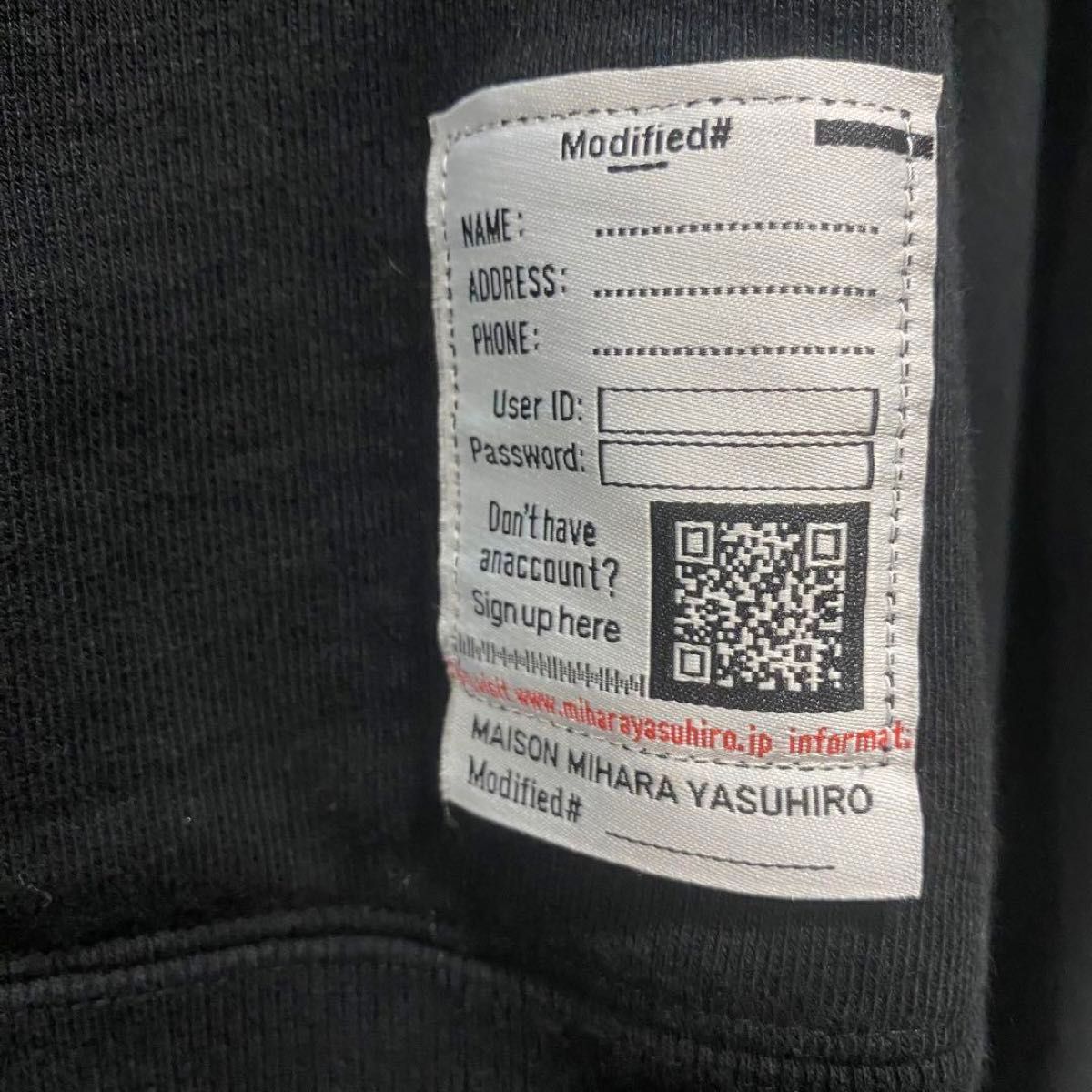 Maison MIHARA YASUHIRO タートルネックドッキングパーカー 46 Maison MIHARA YASUHIRO タートルネックドッキングパーカー 46