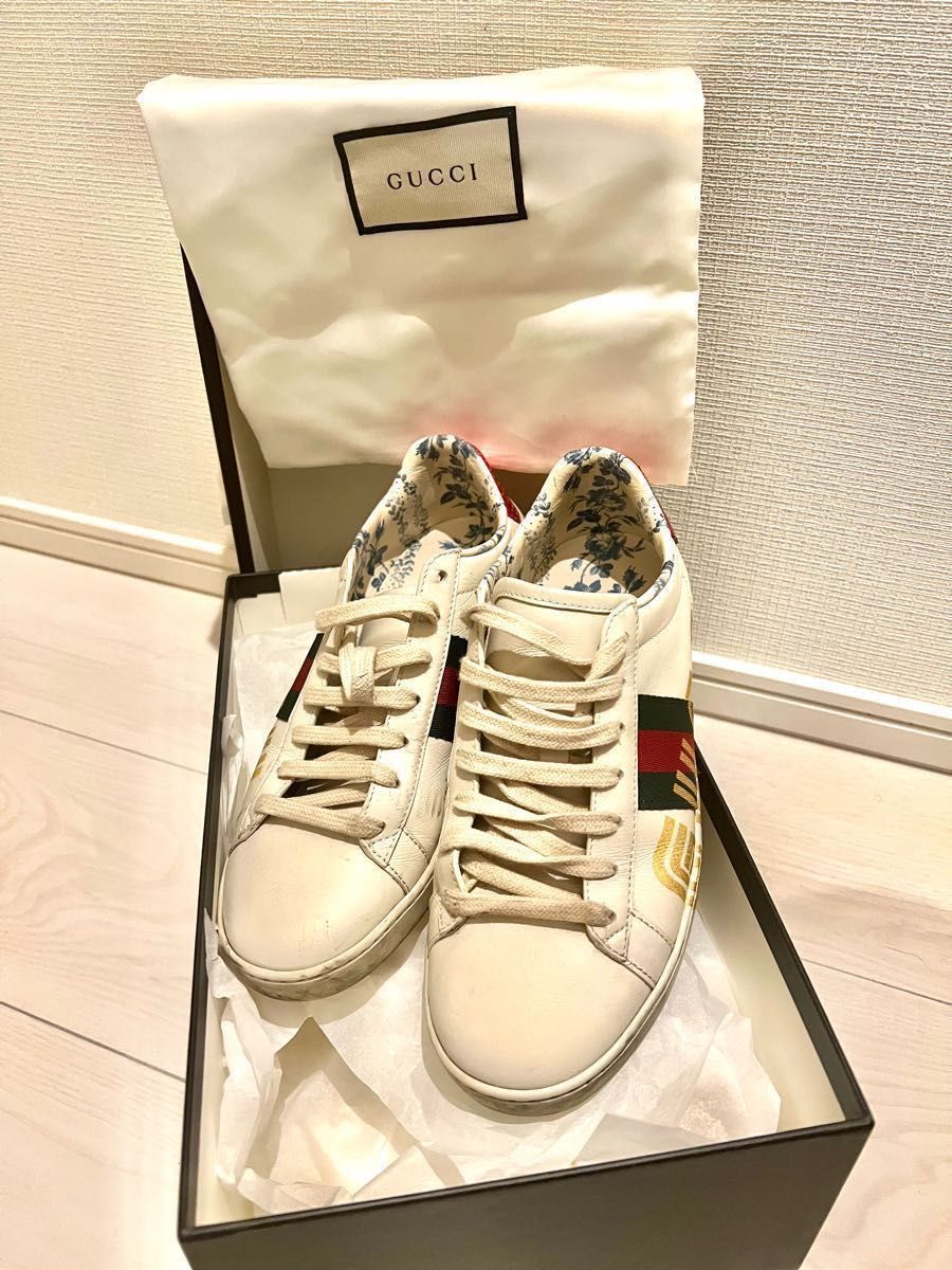 値下げ)GUCCI ロゴ入り グッチ スニーカー ホワイト 36|Yahoo 値下げ)GUCCI ロゴ入り グッチ スニーカー ホワイト 36|Yahoo