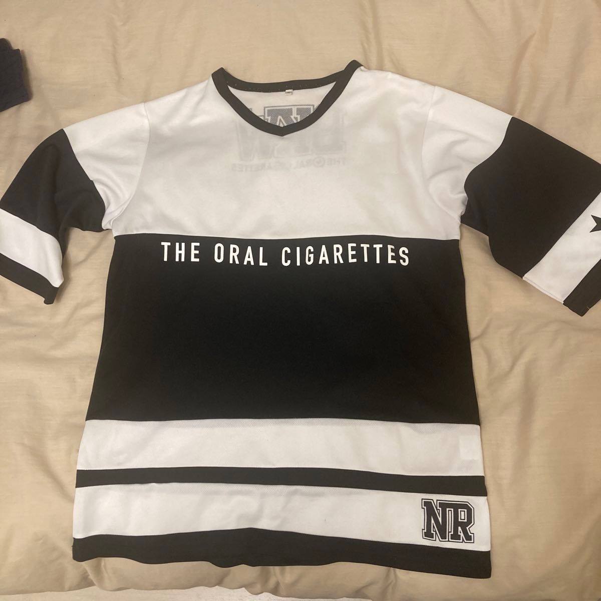 オーラルシガレッツ(the oral cigarettes) 7部丈Tシャツ サイズ オーラルシガレッツ(the oral cigarettes) 7部丈Tシャツ サイズ