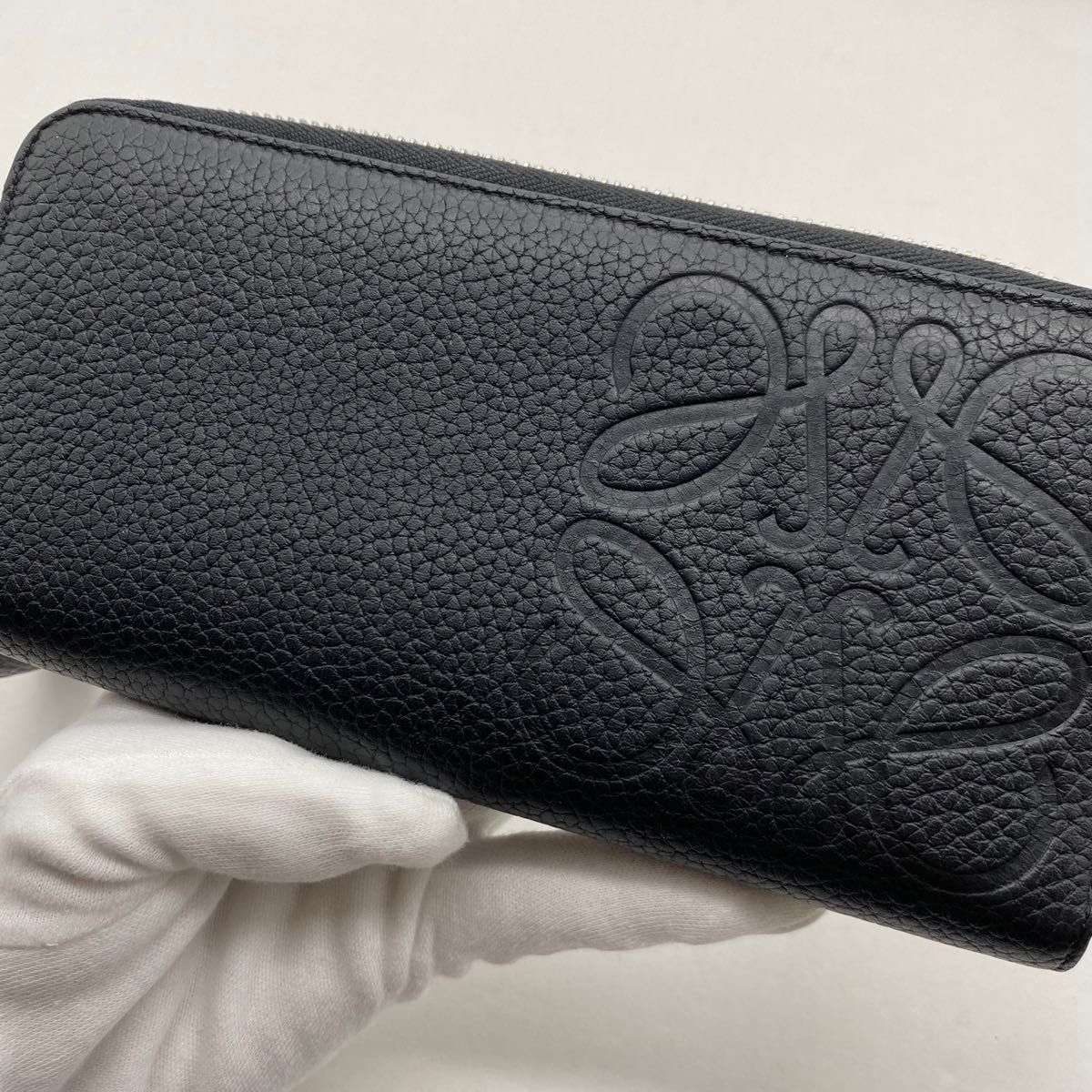 ロエベ LOEWE アナグラム 長財布 レザー シボ革 オーガナイザー ロエベ LOEWE アナグラム 長財布 レザー シボ革 オーガナイザー