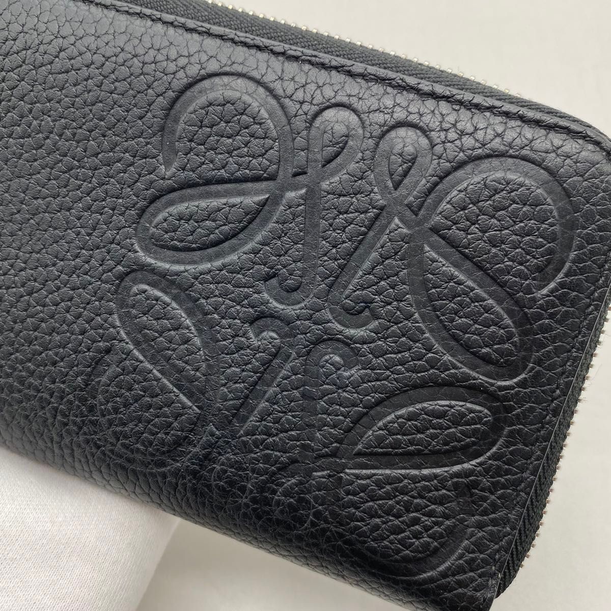 ロエベ LOEWE アナグラム 長財布 レザー シボ革 オーガナイザー ロエベ LOEWE アナグラム 長財布 レザー シボ革 オーガナイザー