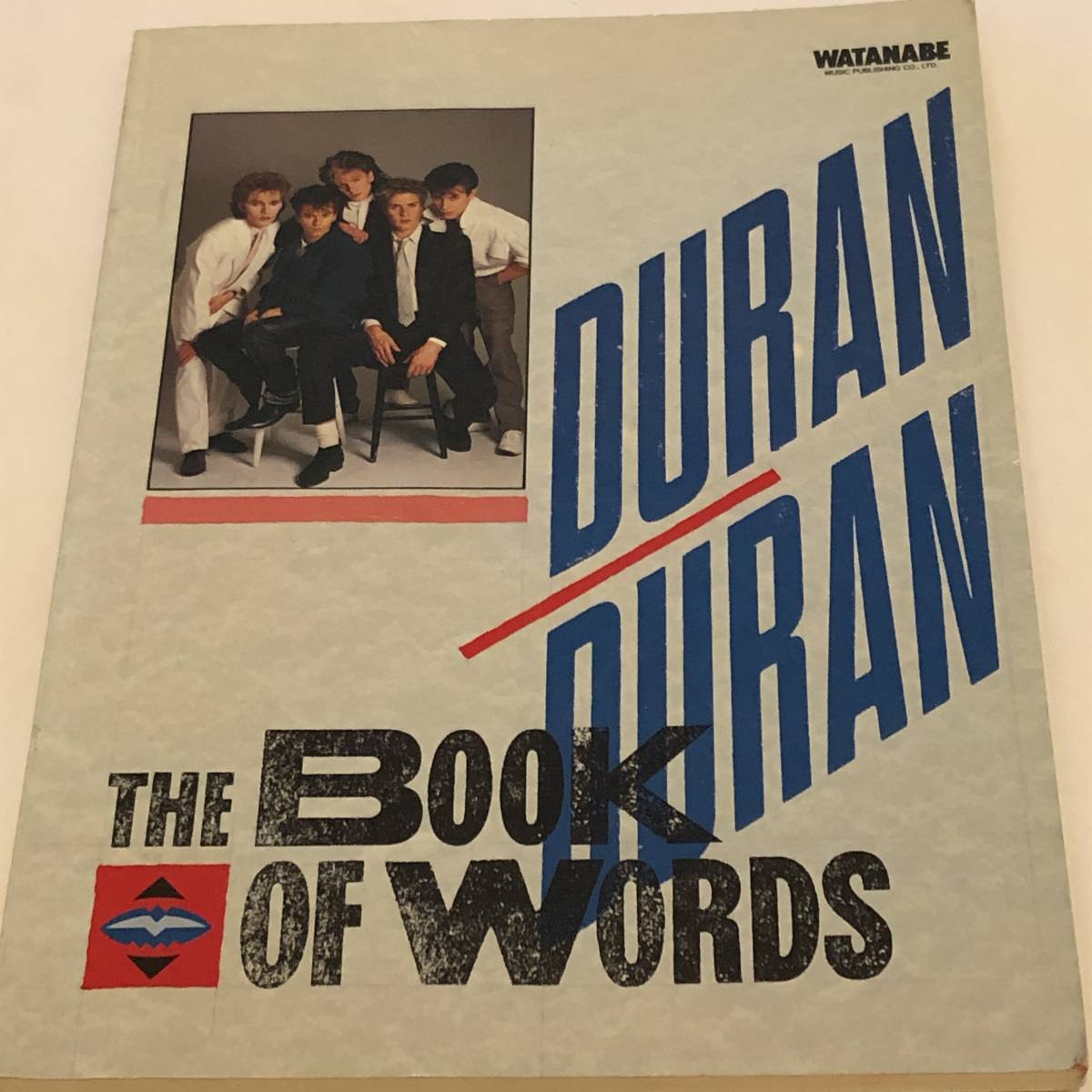 DURAN DURAN THE BOOK of WORDSte. Ran *te. Ran ../ -stroke - Lee / photograph ( considerably the first period. not yet departure table photograph . contains ) 1986 year the first version book