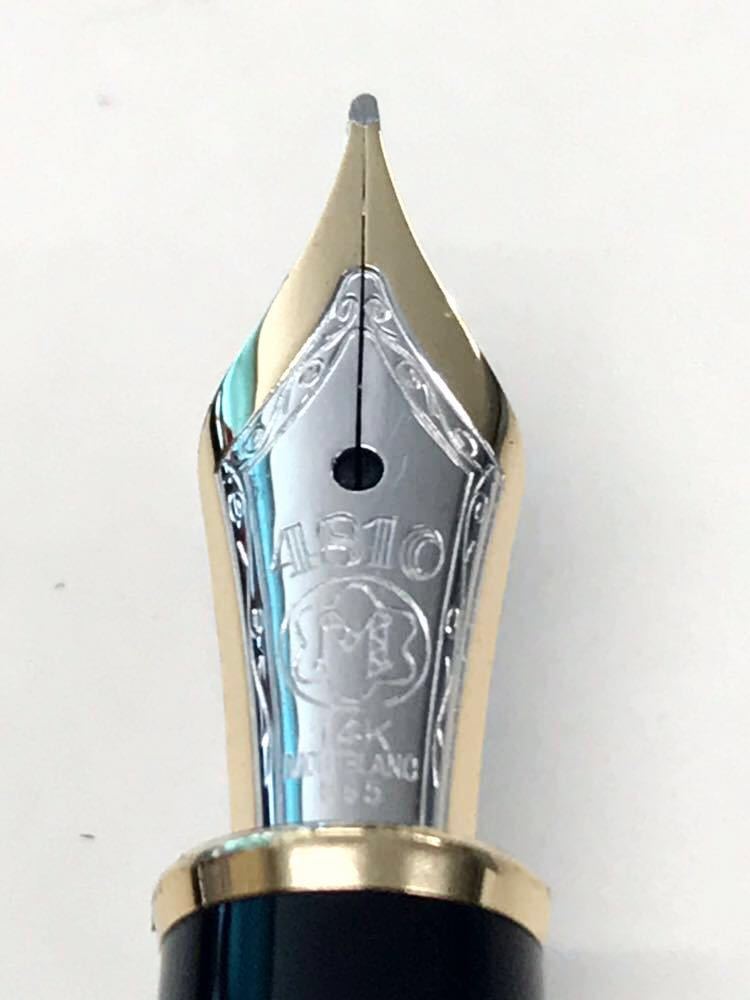 K551K モンブラン マイスターシュテュック 万年筆 14k シリアルVG 事務 ...